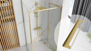 Rea Półka łazienkowa prysznicowa SF02 60cm złota szczotkowana 6