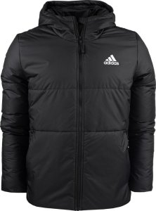 Kurtka męska Adidas Kurtka męska adidas BSC 3-Stripes Hooded Insulated czarna HG6276 M 1