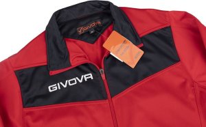 Givova Dres treningowy piłkarski komplet bluza spodnie Givova Tuta Visa Triacetato czerwono-czarny TR018 1210 M 4