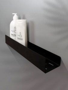 Rea Półka łazienkowa prysznicowa SF04 60cm czarny mat 5