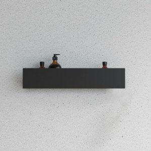 Rea Półka łazienkowa prysznicowa SF04 60cm czarny mat 7