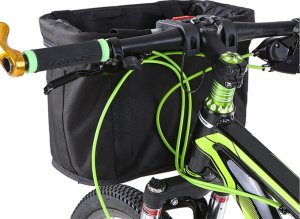 Verk Large bicycle basket metal bicycle basket click on handlebars roomy 11