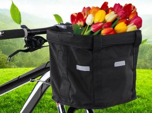 Verk Large bicycle basket metal bicycle basket click on handlebars roomy 2