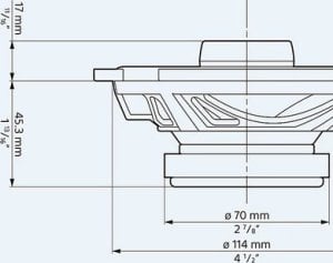 Głośnik samochodowy Sony Sony XS-130 GS 13cm Koaxial-Lautsprecher 1