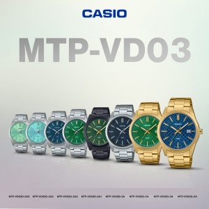 Zegarek Casio Zegarek marki Casio model MTP-VD03G kolor Zółty. Akcesoria męski. Sezon: Cały rok NoSize 2