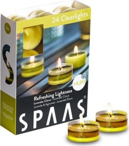 Bispol Podgrzwacze zapachowe Clearlighty Tealight 24 szt 1