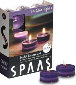 Bispol Podgrzwacze zapachowe Clearlighty Tealight 24 szt 1