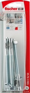 Sourcing Metal wedge anchor FBN II 10/50 (10x126), 4 pcs. 1