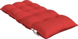 vidaXL Poduszki na krzesła z niskim oparciem, 6 szt., czerwone 6