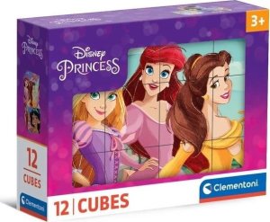 Clementoni CLE Cubi klocki 12 Disney Princess 41197 1