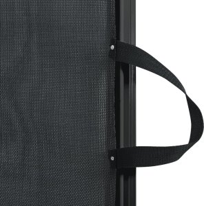 vidaXL vidaXL Rozsuwana bramka dla zwierząt, czarna, 82,5x125 cm 6