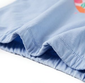 vidaXL Koszulka dziecięca, niebieska, 92 6