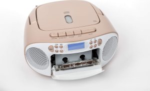 Radioodtwarzacz Reflexion RCR2260DAB Boombox biały/różowy 5
