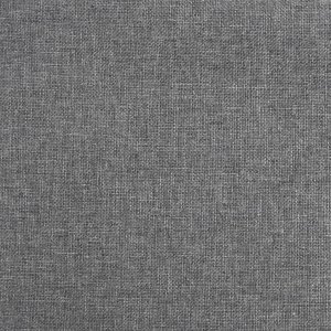 vidaXL 2-osobowa kanapa, 2 poduszki, jasnoszara, tapicerowana tkaniną 10