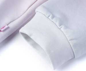 vidaXL Bluza dziecięca, gwiezdna biel, 104 5