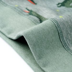 vidaXL Bluza dziecięca, jasne khaki melanżowe, 104 6