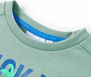 vidaXL Bluza dziecięca, jasne khaki, 116 3