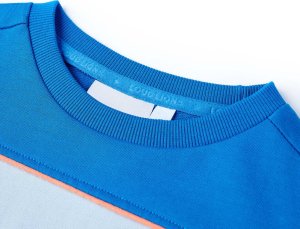 vidaXL Bluza dziecięca, jasnoniebieski i jaskrawoniebieski, 104 3