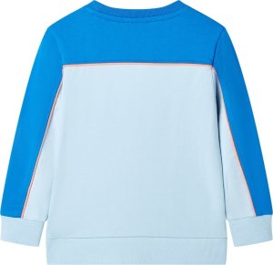vidaXL Bluza dziecięca, jasnoniebieski i jaskrawoniebieski, 128 2