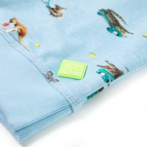 vidaXL Bluza dziecięca, jasnoniebieski melanż, 104 5