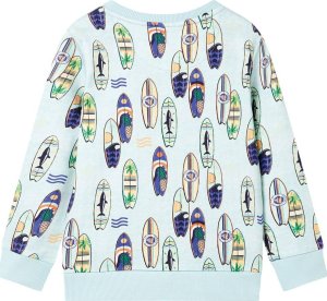vidaXL Bluza dziecięca, jasnoniebieski melanż, 116 2