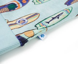 vidaXL Bluza dziecięca, jasnoniebieski melanż, 116 5