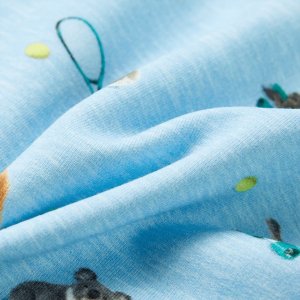 vidaXL Bluza dziecięca, jasnoniebieski melanż, 140 7