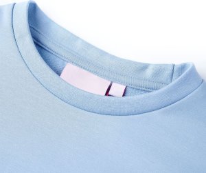 vidaXL Bluza dziecięca, niebieska, 92 3