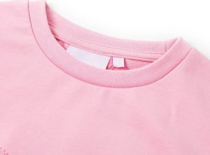 vidaXL Bluza dziecięca, różowa, 116 3