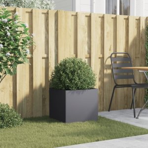 vidaXL Donica, antracytowa, 42x40x39 cm, stal walcowana na zimno 3