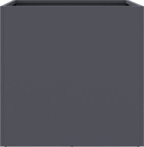 vidaXL Donica, antracytowa, 42x40x39 cm, stal walcowana na zimno 5