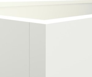 vidaXL Donica, biała, 62x40x39 cm, stal walcowana na zimno 8