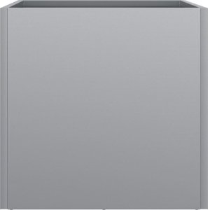 vidaXL Donice, 2 szt., srebrne, 32x30x29 cm, stal galwanizowana 6