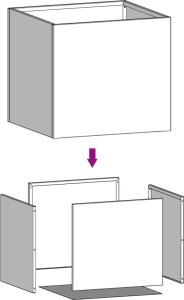 vidaXL Donice, 2 szt., srebrne, 32x30x29 cm, stal galwanizowana 8