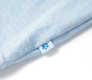 vidaXL Dziecięca koszulka bez rękawów, jasnoniebieski melanż, 116 5