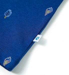 vidaXL Dziecięca koszulka bez rękawów, ciemnoniebieska, 140 6