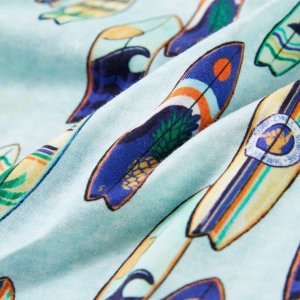 vidaXL Dziecięca koszulka bez rękawów, jasnoniebieski melanż, 104 8