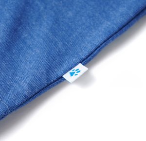 vidaXL Dziecięca koszulka bez rękawów, niebieski melanż, 116 5