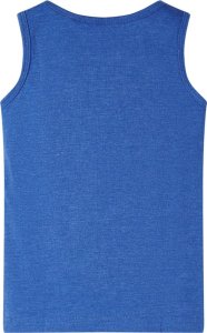 vidaXL Dziecięca koszulka bez rękawów, niebieski melanż, 92 2