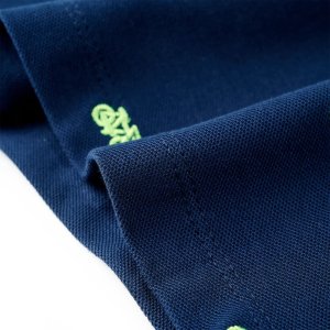 vidaXL Koszulka dziecięca polo, granatowa, 104 6