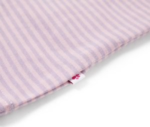 vidaXL Koszulka dziecięca z falbankowymi rękawkami, liliowa, 116 5