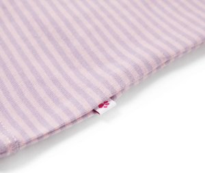 vidaXL Koszulka dziecięca z falbankowymi rękawkami, liliowa, 104 5