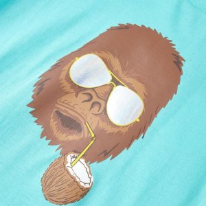 vidaXL Koszulka dziecięca z krótkimi rękawami, błękitna, 140 4