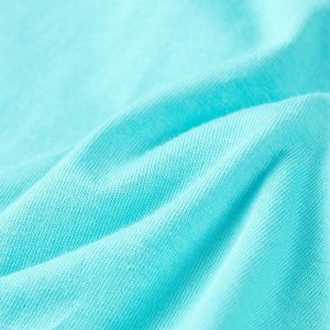 vidaXL Koszulka dziecięca z krótkimi rękawami, błękitna, 140 7