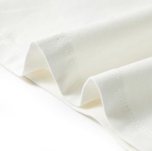 vidaXL Koszulka dziecięca z krótkimi rękawami, ecru, 104 6