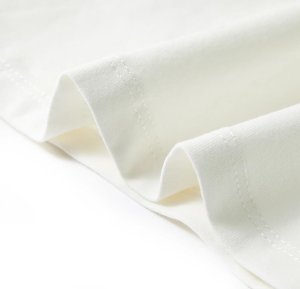 vidaXL Koszulka dziecięca z krótkimi rękawami, ecru, 116 6