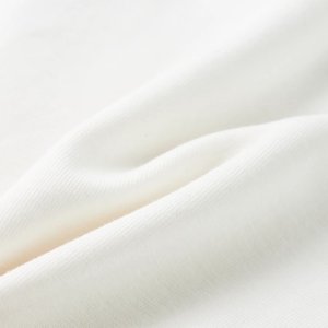 vidaXL Koszulka dziecięca z krótkimi rękawami, ecru, 116 7