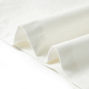 vidaXL Koszulka dziecięca z krótkimi rękawami, ecru, 128 6