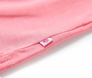 vidaXL Koszulka dziecięca z krótkimi rękawami, fluorescencyjny róż, 140 5