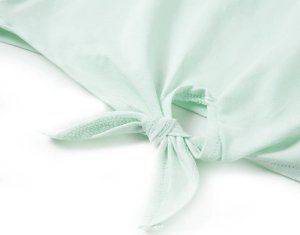 vidaXL Koszulka dziecięca z krótkimi rękawami, jasnomiętowa, 104 6